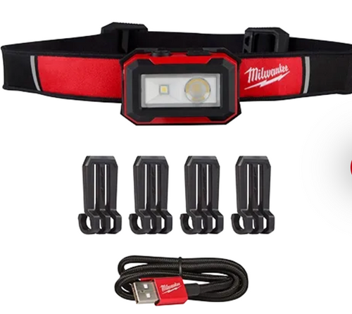 Milwaukee® Rechargeable Magnetic Headlamp And Task Light 2012R