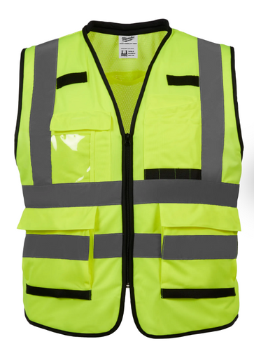 Milwaukee Class 2 High Visibility Performance Safety Vests 48-73-5041 SMALL/MEDIUM