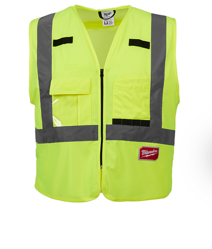 Milwaukee Class 2 High Visibility Safety Vests 48-73-5021 SMALL