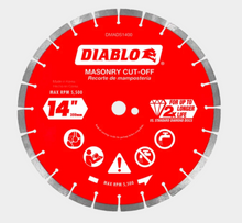 Load image into Gallery viewer, Diablo 14&quot; Diamond Segmented Masonry Cut-Off Blade #DMADS1400