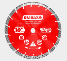 Load image into Gallery viewer, Diablo 10&quot; Diamond Segmented Turbo Masonry Cut-Off Blade #DMADST1000