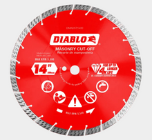 Load image into Gallery viewer, Diablo 14&quot; Diamond Segmented Turbo Masonry Cut-Off Blade #DMADST1400