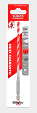 Load image into Gallery viewer, Diablo 1/4&quot; x 4&quot; x 6&quot; SPEEDemon™ Red Granite Carbide Tipped Hammer Drill Bits #DMARG1070-P5