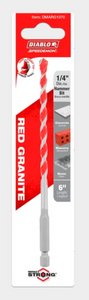 Diablo 1/4" x 4" x 6" SPEEDemon™ Red Granite Carbide-Tipped Hammer Drill Bit #DMARG1070