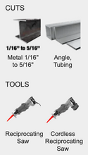 Load image into Gallery viewer, Diablo 4&quot; 14/18TPI Bi-Metal Reciprocating Saw Blades for Medium Metal #DS0414BF5