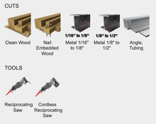 Load image into Gallery viewer, Diablo 6 pc Bi-Metal Reciprocating Saw Blade Set for Wood and Metal Demolition #DS006S
