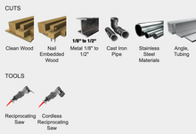 Load image into Gallery viewer, Diablo 5 pc Steel Demon™/Demo Demon™ Reciprocating Saw Blade Set #DS005SC