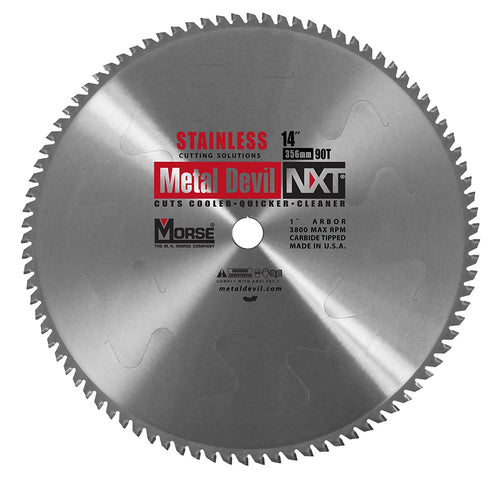 MK Morse CSM1490NSSC Metal Devil NXT Circular Saw Blade for Stainless Steel Cutting, 1