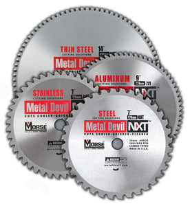 MK Morse - 101318 CSM1466NSC Metal Devil NXT Circular Saw Blade 14-Inch Diameter, 66 Teeth, 1-Inch Arbor, for Steel Cutting