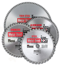 Load image into Gallery viewer, MK Morse - 101356 CSM72548NSC Metal Devil NXT Circular Saw Blade, 7-1/4-Inch Diameter, 48 Teeth, 5/8-Inch Knock-out Arbor, for Steel Cutting