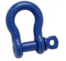 Load image into Gallery viewer, Campbell USA Anchor Shackle, Screw Pin, Forged Carbon Steel, Painted Blue